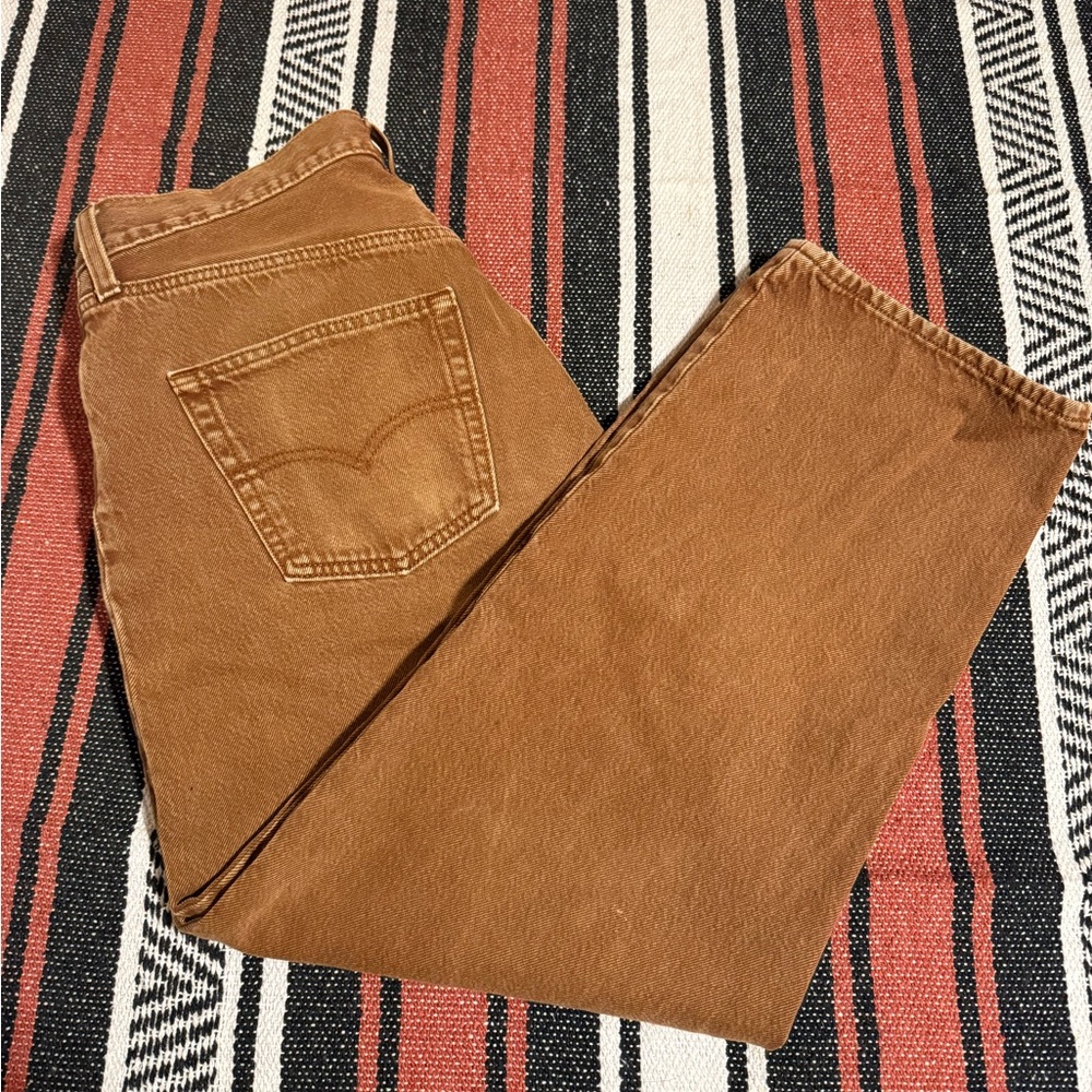 Levi's 501 Rust-Toned Denim Jeans